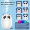 Diyarı Fırsat Panda Figürlü Mini Hava Nemlendirici Led Işıklı 220 Ml Hazne 12 Saat Kullanım 3'ü 1 Arada A10