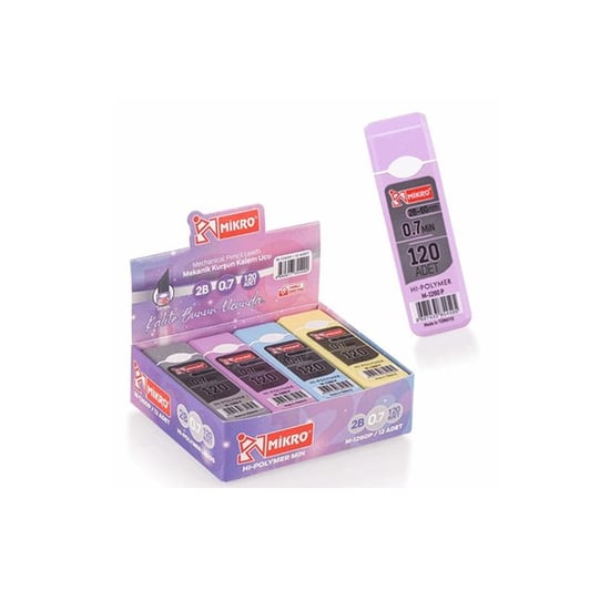 Mikro 1260P Versatil Kalem Ucu 120 li 0.7mm 12 Tüp