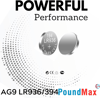 10x Ag9 (lr45, Lr936, 394) 1.5v - Poundmax Alkalin Düğme Piller | 1x 10 Lu Paket