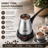 Sinbo Scm-2967 (çelik) Elektrikli Cezve (türk Kahve Makinesi & 5fincan=400ml) (360° Kablosuz Kullanım) (katlanır Kulp) (700w)