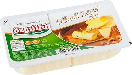 Özgüllü Dilimli Kaşar Peyniri 400 Gr