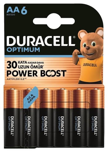Duracell Optimum 6 Lı Aa Kalem Pil