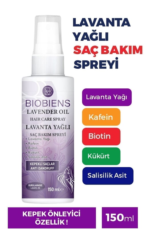 Biobiens Saç Bakim Sprey Lavanta Yağli