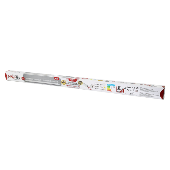 İnura Global Hıghtek Ht-0001 ( 2pcs ) (120cm) (40w) Yatay Bant Armatür (beyaz) Led Lamba Ampul (alüminyum Kasa & Pvc Bombeli Kapak) ( Bandı )