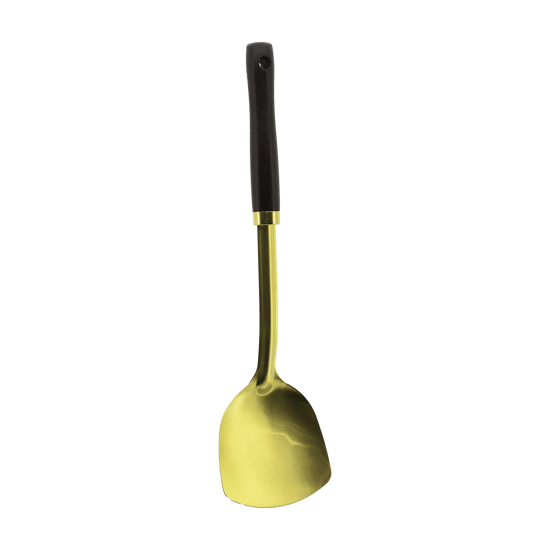 Newlife Clkn-2319 ( Altın & Gold ) ( Metal ) ( Servis Spatula ) ( Ahşap Saplı ) ( 36.8cm )