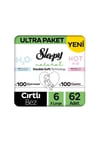 Sleepy Natural Double Soft Ultra Paket Külot Bez 6 Numara Xlarge 62 Adet