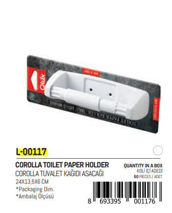 Qlux L-00117 Corolla Wc Kağıtlık