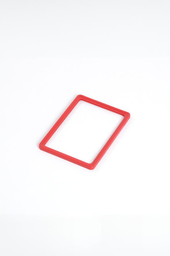 A5 Plastik Çerçeve Kırmızı 10'lu Paket