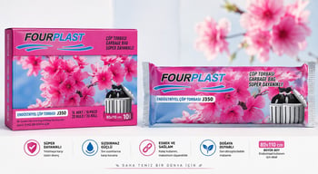 Fourplast Jumbo Boy 80x110 Cm Endüstriyel Çöp Torbası J350