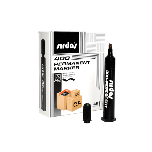 Sırdaş Kesi̇k Uç Marker Koli̇ Kalemi̇ Si̇yah 5mm