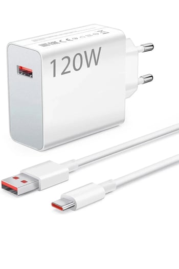 Adeyo Store Muhendis Tech Xiaomi Uyumlu 120w Type-c Hızlı Şarj Aleti Adaptör ve Kablo Set Xiaomi Redmi Uyumlu Muhendis Tech