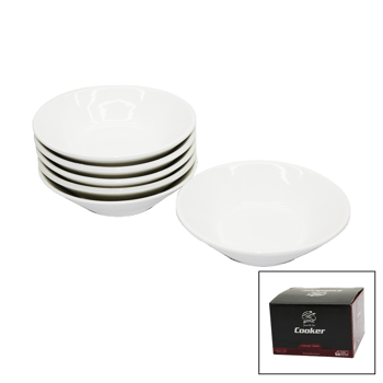 Cooker Ckr-4144 ( 6pcs ) Porselen Çay Tabak