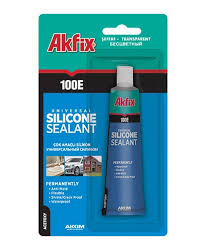 Akfix 100-e Sa-111 Aku-07 Şeffaf ( Tüp ) Silikon 50 Ml