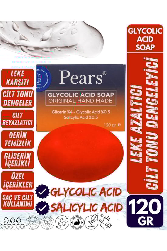 Pears Gliserinli Glikolik Asit Sabunu 120 gr