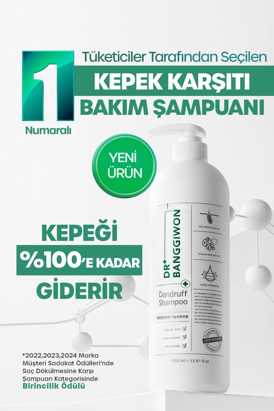 Dr Banggıwon Kepek ve Kaşıntılı Saç Derisi için Dökülme Karşıtı Bakım Şampuanı Anti Dandruff Shampoo 1000 Ml