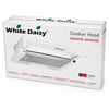 White Daisy F-2 Beyaz Çift Motorlu Aspiratör ( Led Aydınlatma ) ( Çift Fan & 2 Hız Kademeli & Yüksek Emiş Hızı )