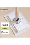 Nordhaus Tembel Mop Tüm Bezleri Kendi Alabilen Otomatik Mop Yüzey Temizlik Havlusu Kullan At Bezler Için