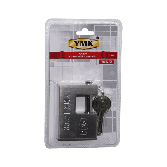 Ymk-1270r ( 70mm ) Gri Kayar Milli Asma Kilit