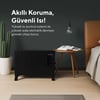 Kumtel Siyah Fanlı Konvektör Isıtıcı