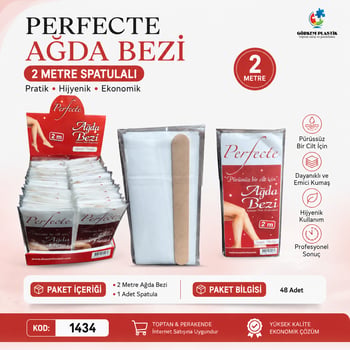 Hagiki 2 Metre Ağda Bezi 1 Adet Spatula Hediyeli