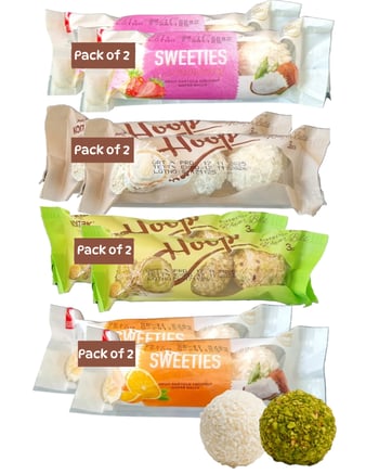 Konak Karışık Wafer Topları 4 Çeşit (antep Fıstıklı,bademli,çilekli,portakallı)