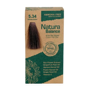 NATURA BALANCE SAÇ BOYASI 5.34 ÇİKOLATA KAHVE