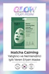 Dermal Seoul Face Matcha Yatıştırıcı Işıltı Veren Eriyen Glow Hidrojel Maske Kore Maskesi 34 Gr