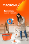 Macromax Faster Yeni Nesil Otomatik Temizlik Seti Pratik Kolay Sıkma Döner Başlık