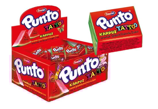 Punto Tekli Sakız Karpuz 100'lü