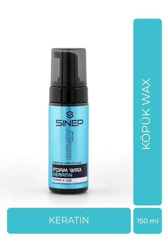 Sinep Boldy Series Keratin İçerikli Foam Köpük Wax 150 Ml
