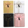 İ12-086 (3pcs) (d.dörtgen) (parlak Mix Renkli & Kabartma Desen) Karton Hediye Kutusu (kurdelalı) (22.5x15.5-20.5x13.5-18.5x11.5cm)