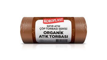 Koroplast Organik Atık Torbası 80 X 110 Cm Kahverengi