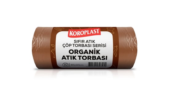 Koroplast Organik Atık Torbası 80 X 110 Cm Kahverengi