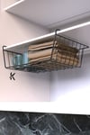 Metal Raf Altı Asma Sepet Organizer