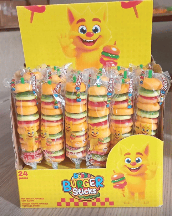 Bobbo Burger Jelly 24 Adet