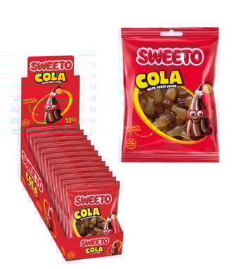 Sweeto Gummy Kola 80 Gr Jelibon (gulutensiz)