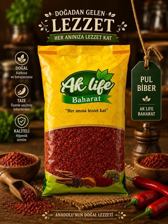 Aklife Pul Bıber 1000 Gr