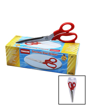 Taksun Gl-130 ( 10" ) Terzi Makası Renkli Saplı