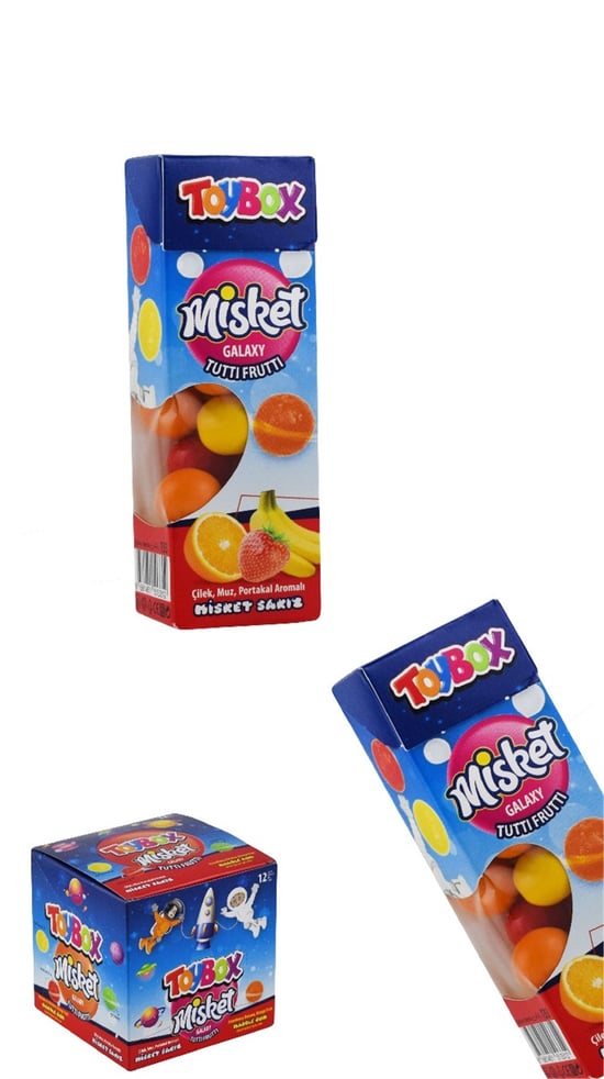Toybox Misket Galaxy Sakız 20 Gr Tutti Frutti
