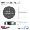 MaxyCell 6 adet CR2032,DL2032 3V