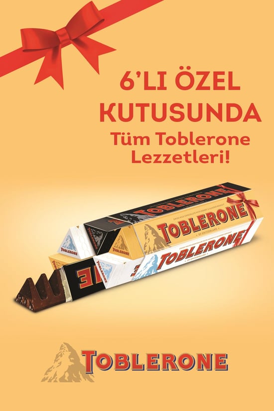 Toblerone Çikolata 100 G  - 6'lı Karma Paket