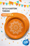 Life Lüks Karton Tabak 10'lu ( TURUNCU MODEL )