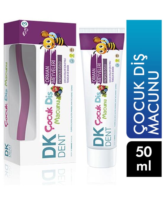 Dermokil Çocuk Diş Macunu 50 Ml Orman Meyveleri + Diş Fırçası
