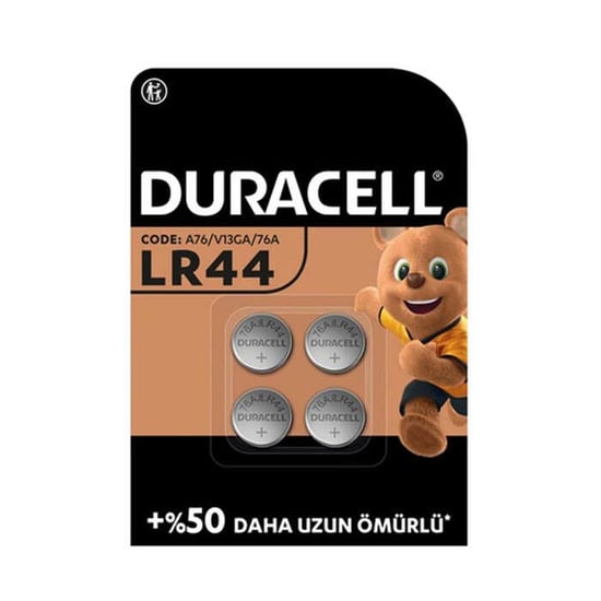 Duracell Lr44/ag13 Alkalin Pil 4lü