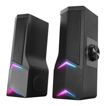 Elegant X10 2.0 Bluetooth'lu Rms 3w*2 Rgb Işıklı Multimedia Usb 5v 45db Gaming Oyuncu Speaker