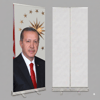 Cumhurbaşkanı Poster Baskılı Roll Up Banner 85x200cm No:2
