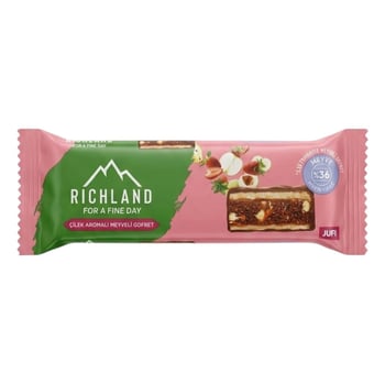 Richland Çilek Meyveli Gofret 30 Gr