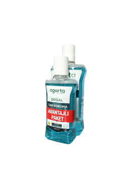 Agarta Ağız Bakım Suyu Doğal Tam Koruma 500 Ml+250 Ml