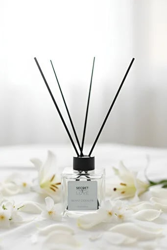 Secret Of Love Bambu Çubuklu Beyaz Çiçekler Oda Kokusu 100 Ml