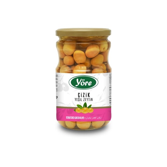 Yöre Edremit Çizik Süper Yeşil Zeytin 450 gr (231-260)